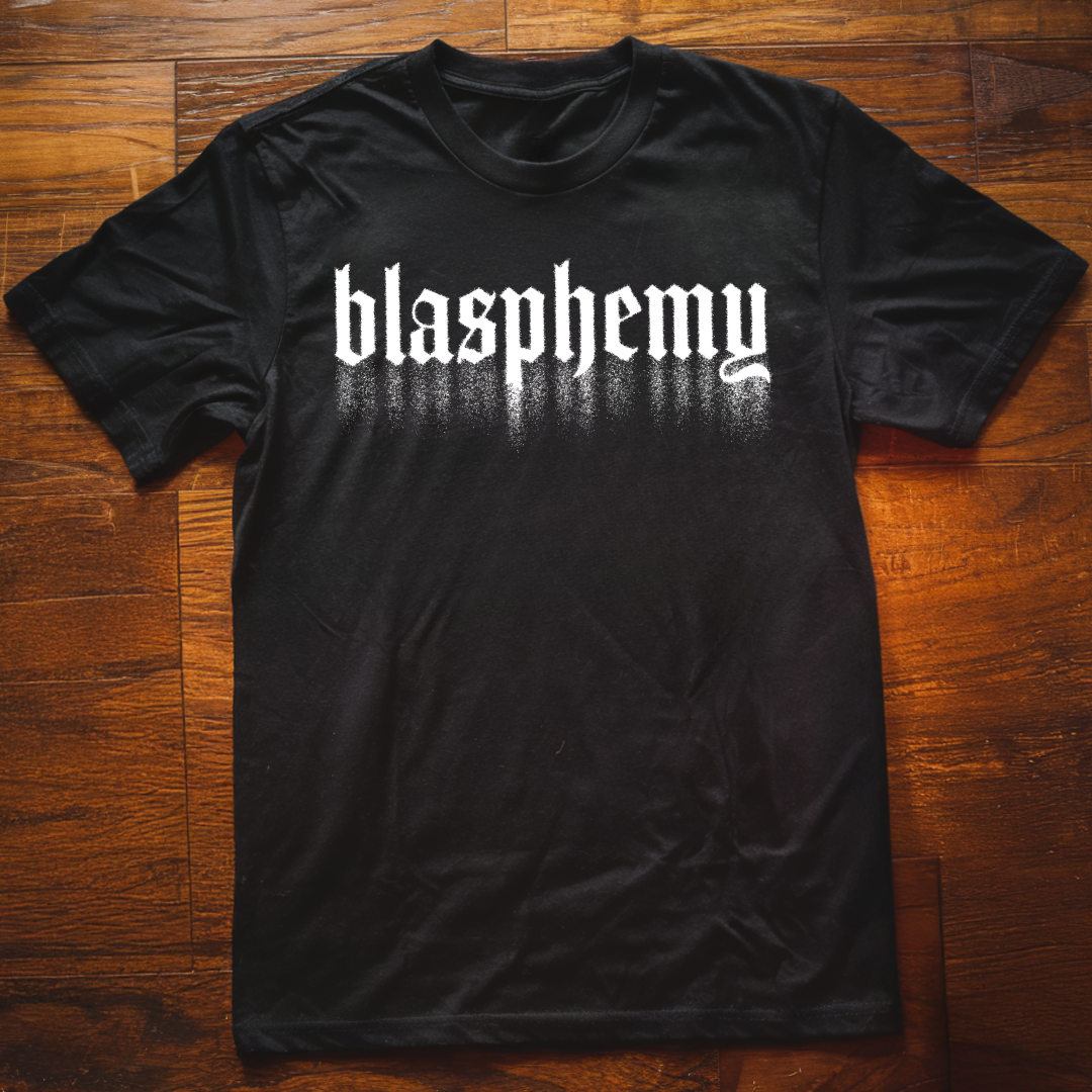 Blasphemy bleeding white T-Shirt
