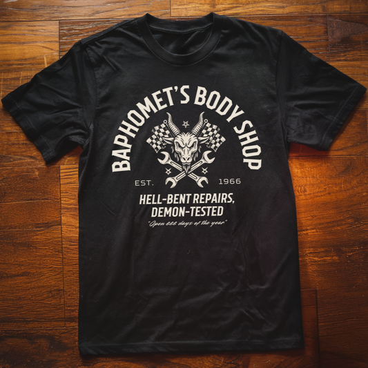 Baphomet's Body Shop  T-Shirt