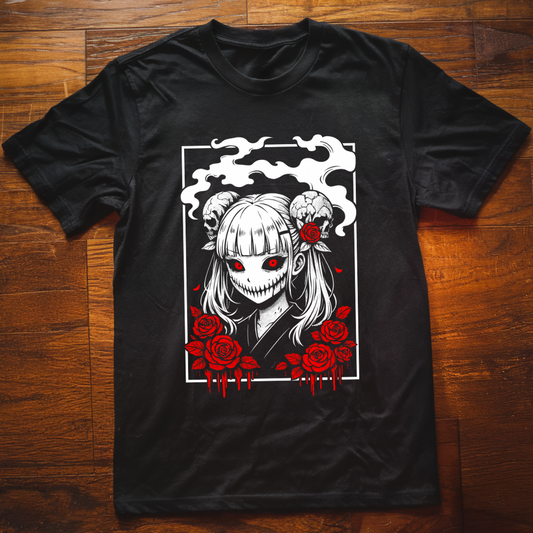 Red Petal Horror  T-Shirt