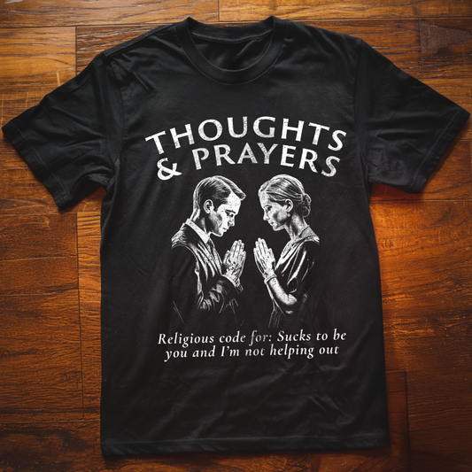 Thoughts & Prayers Couple  T-Shirt