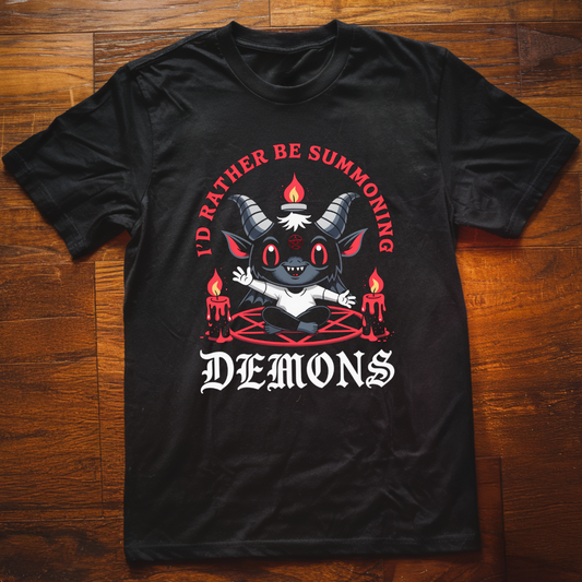 I'd Rather Be Summoning Demons T-Shirt